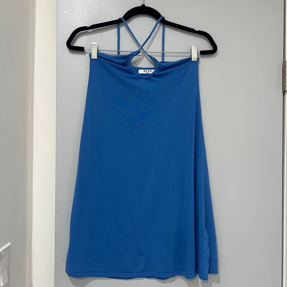 Fine Knitted Flowy Mini Dress - Picture 3 of 8